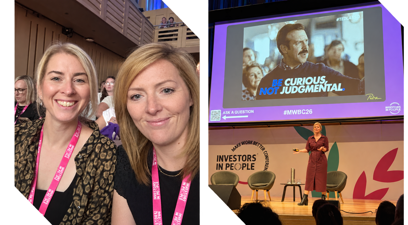 Carrie and Shabawn at the Investors in People Conference